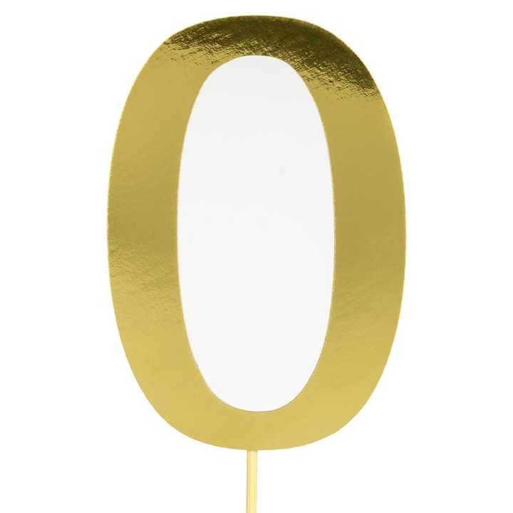 Topper pentru tort, PartyCollection auriu