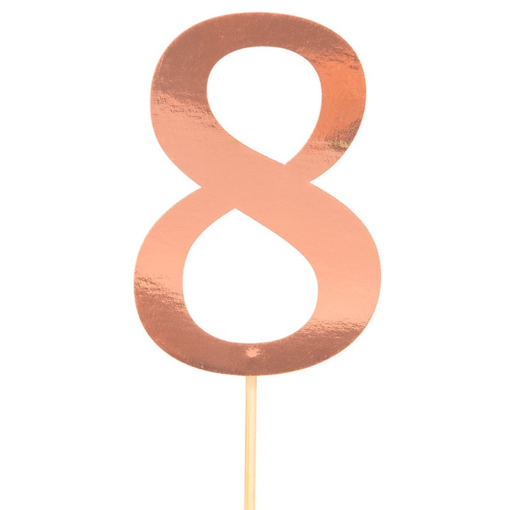 Topper pentru tort, PartyCollection auriu