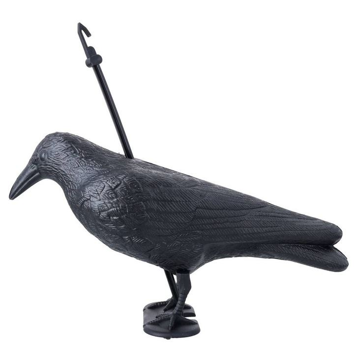 Sperietoare pentru pasari, PartyCollection, Plastic, Aspect realist, 20 x 40 x 12 cm, Negru