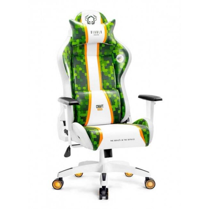 Геймърски стол Diablo X-ONE 2.0 King Craft Бял