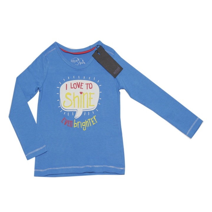 Bluza copii Vegotex Emoi, bumbac, multicolor, 3-6, Multicolor, 116 CM