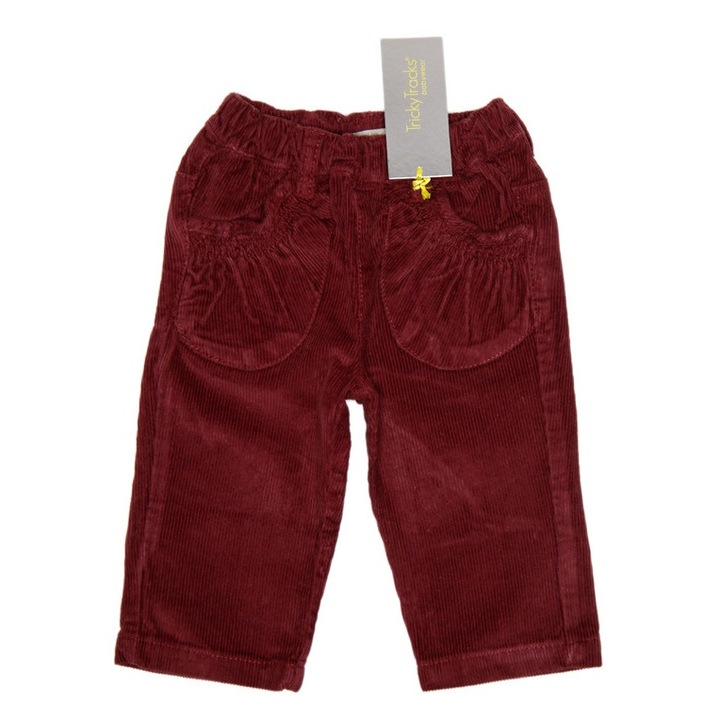 Vegetex nadrág, 100% pamut, 68, Bordó