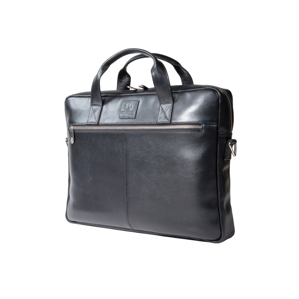 Servieta din piele laptop 14" Exactive Exacompta 17437E negru