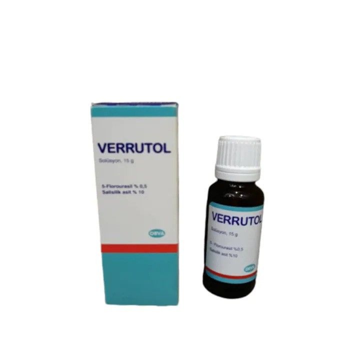 Лак Verrutol/Верутол 15g. за лечение на брадавици, папиломи, кокоши трън и други, доказан резултат