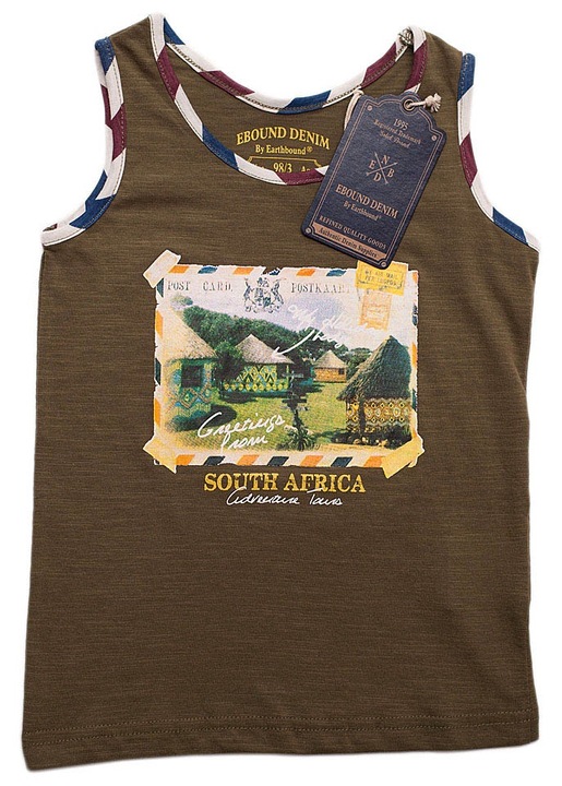 Gyerek felso Ebound pamut khaki, Khaki