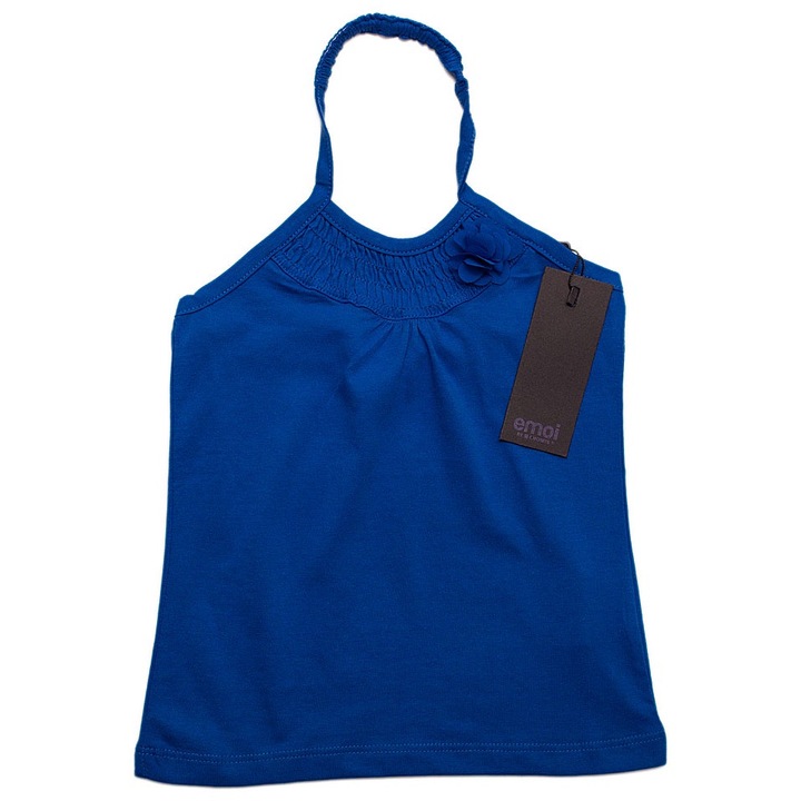 Tricou fara maneci Vegotex, Albastru