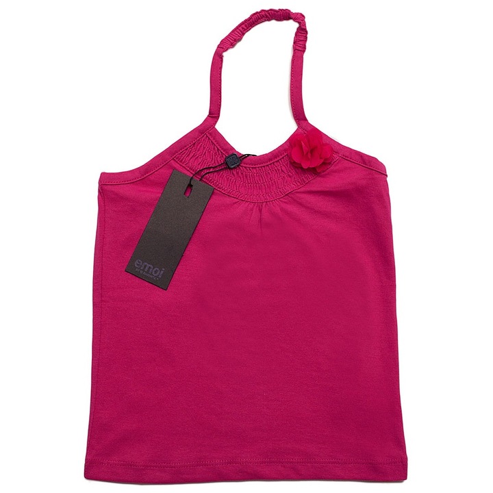 Tricou Vegotex Emoi, fara maneci, multicolor, 98x104x110x116, Roz