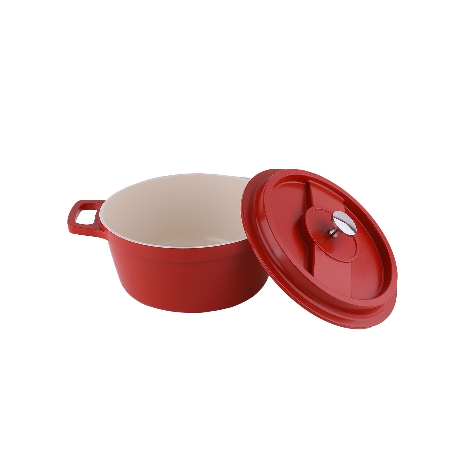 1978年製 SAHARA PAN SET 赤 Oala cu capac ZILAN, din ceramica, diametru 28cm, capacitate 5l