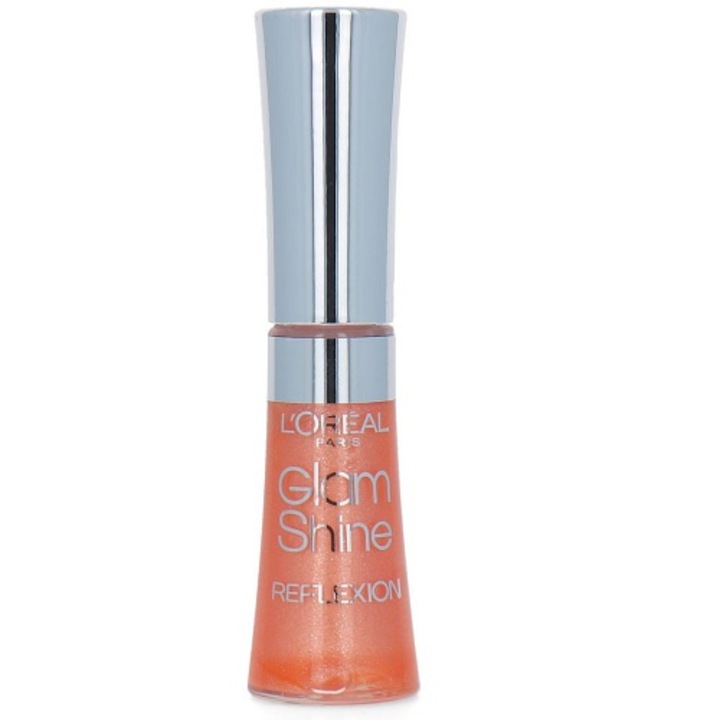 Luciu de buze stralucitor, Loreal, Glam Shine Reflexion, 175 Sheer Papaya, 6 ml