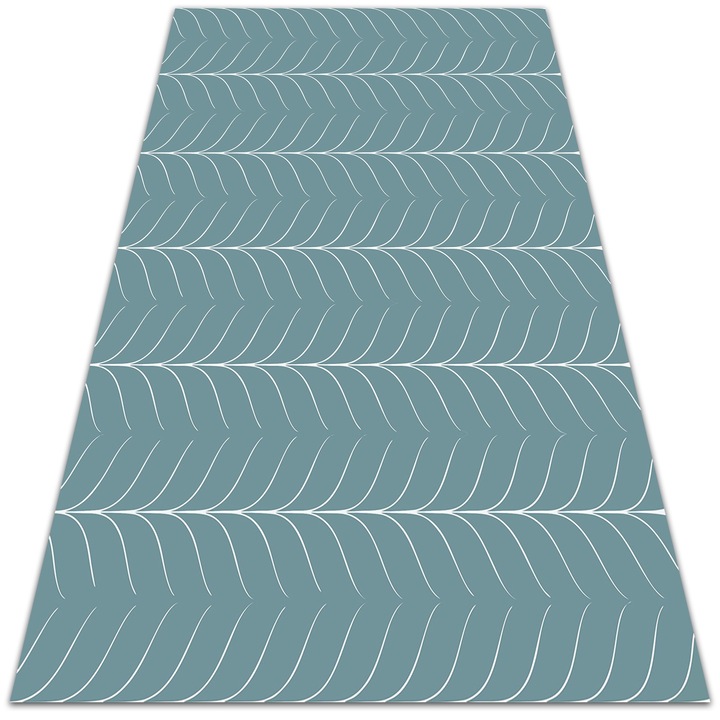 Covor de vinil, PVC, Forma abstracta, Gri, 60 cm x 90 cm, 010260360570000020443