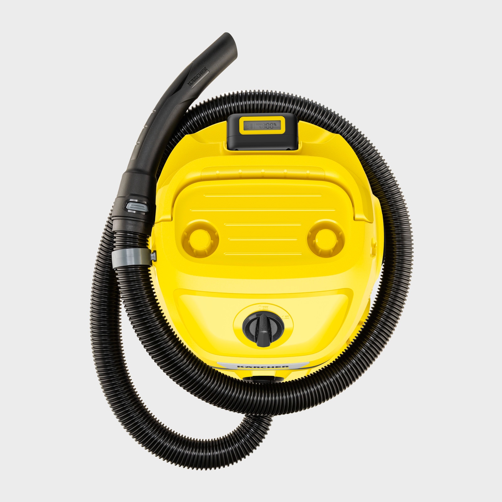 Aspirator Karcher WD 2-18 V-12/18, galben-negru, umed si uscat, capacitate 12L, putere 225W