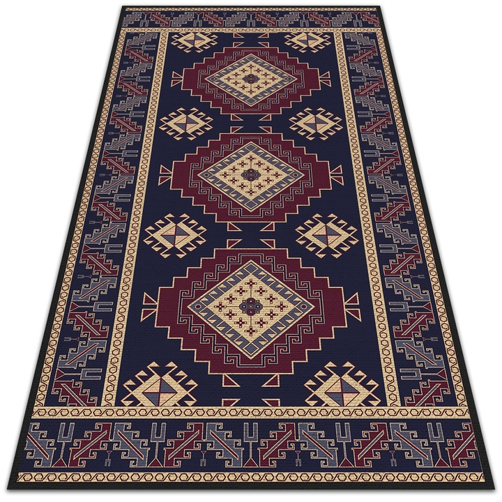 Covor de vinil, PVC, Amestec retro, Multicolor, 150 cm x 225 cm, 010260360300000029761