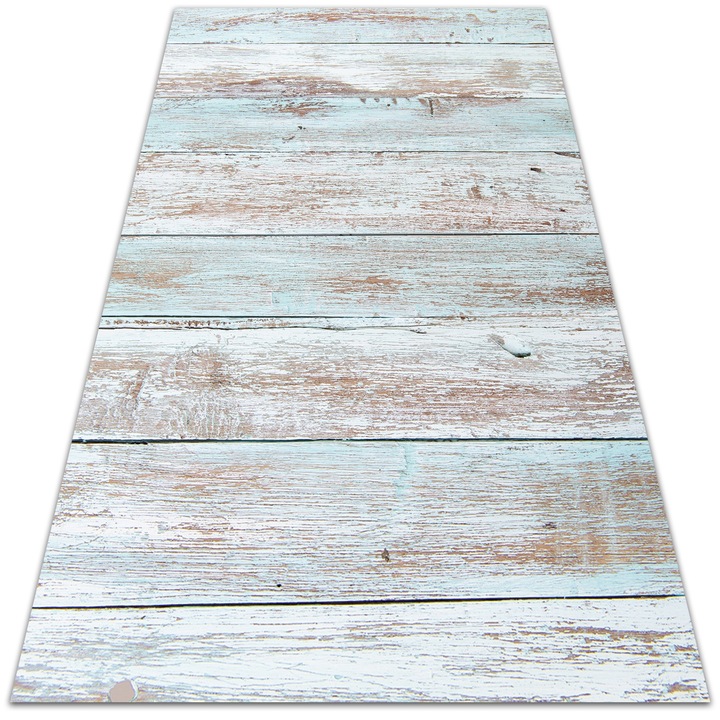 Covor de vinil, PVC, Placi retro, Maro, 60 cm x 90 cm, 010260360570000029810