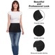 Sort ospatar, Darklove, 2pcs, Buzunar pe intreaga latime 60x30cm, Cu 3 compartimente, Rezistenta la apa, Marime universala, Confortabil, Reutilizabile, Usor de curatat, Pentru chelneri si barman, Poliester, Negru