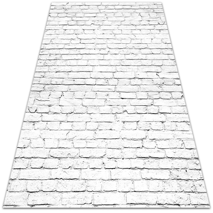 Covor de vinil, PVC, Perete, Alb, 150 cm x 225 cm, 010260360300000020367