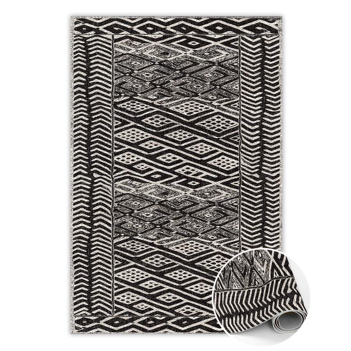 Covor de vinil, PVC, Modele diferite, Albastru, 120 cm x 180 cm, 010260360160000020052