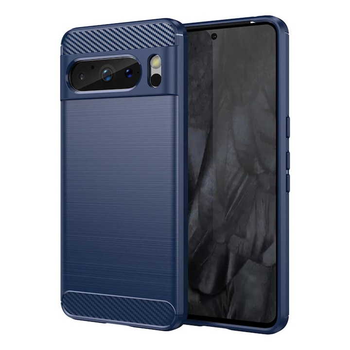 ΠΠ΅ΠΉΡ Π·Π° Google Pixel 8 Pro - Techsuit Carbon Silicone - Π‘ΠΈΠ½