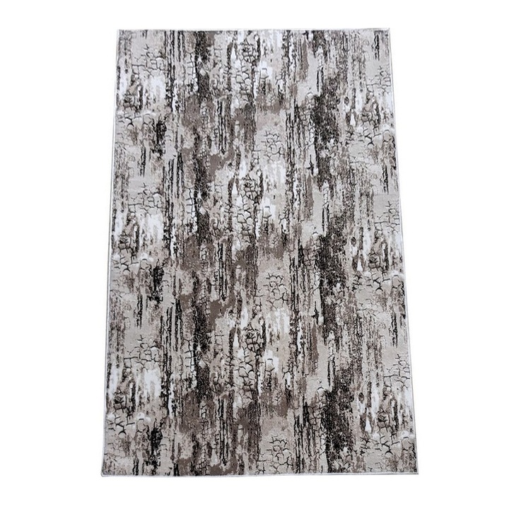 Covor Antiderapant Maro, Abstract, Poliester, 120 x 180 cm