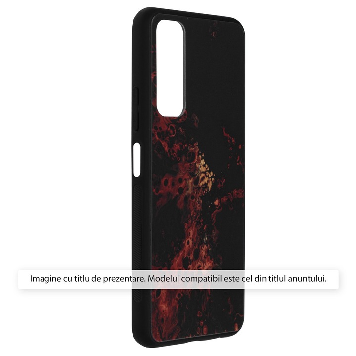 Telefontok, kompatibilis OnePlus 12 – Techsuit Glaze Series – Red Nebula