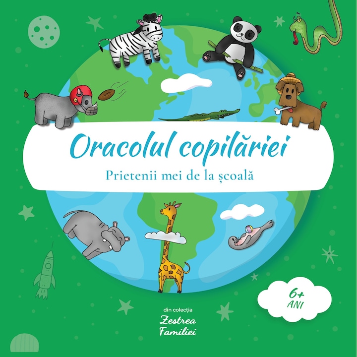 Carte jurnal copii oracol, "Oracolul copilariei - Prietenii mei de la scoala" - (Tematica: Animale, 6+ ani), Mia Willms, 72 pagini