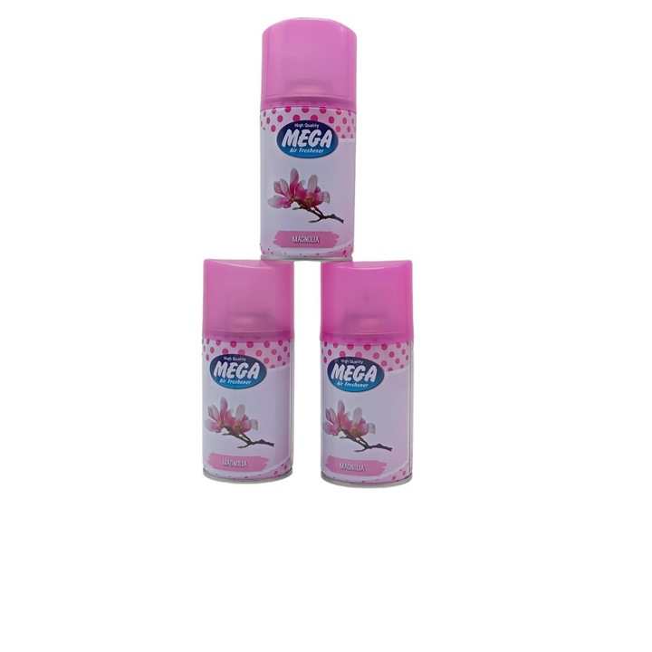MEGA МАГНОЛИЯ Комплект резервни ароматизатори за стая, 3X205мл