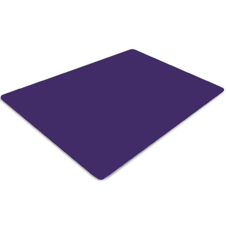 Covor pentru scaun de birou, PVC, Castaniu inchis violet intens, 140 cm x 100 cm, 010250310030100019076