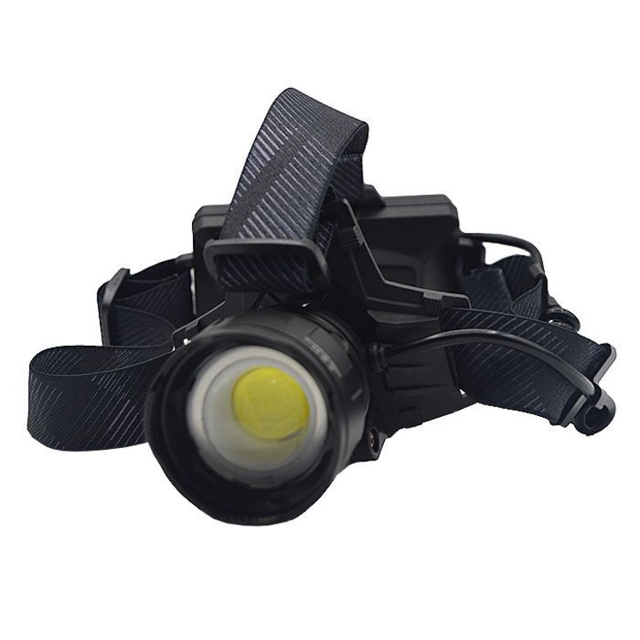 LED COB челник, акумулаторен