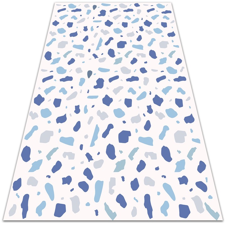 Covor de vinil, PVC, Culturi abstracte, Alb, 120 cm x 180 cm, 010260360160000020413