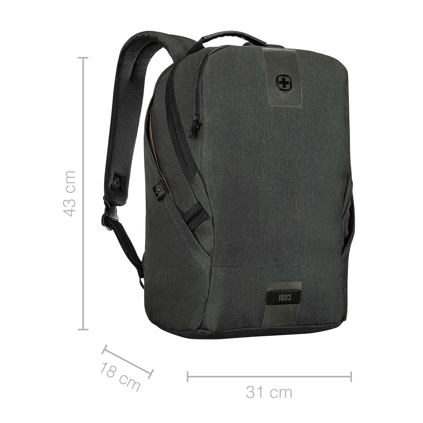 Rucsac pentru Laptop 16 " Wenger MX ECO Light-carbune