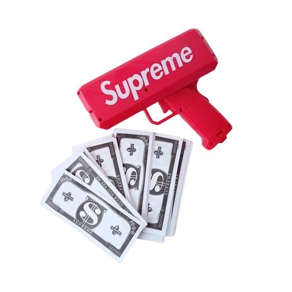 Jucarie interactiva, Pistol de bani Supreme Money Gun, pentru