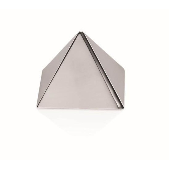 Forma piramidala inox 6x6x6 cm