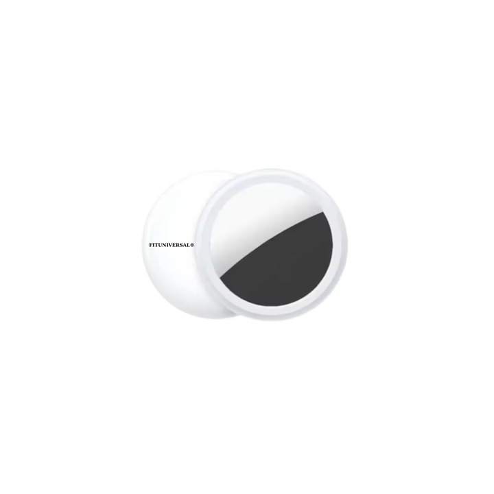 FITUNIVERSAL® GPS Tracker Anti-Lost Device, Глобално покритие, iOS и Android, с включени батерия и калъф, Бял
