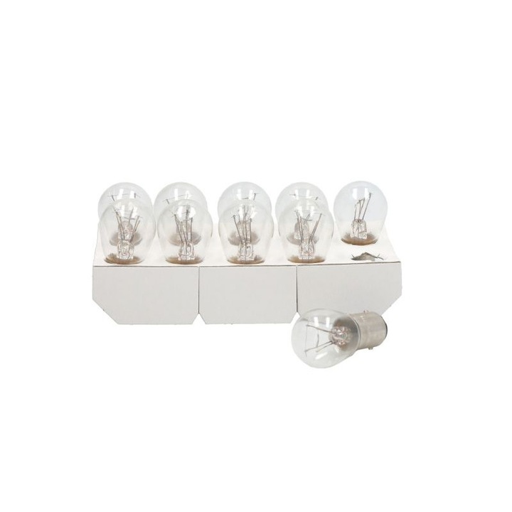 Set 10 bucati bec P21/5W 12V 5/21W, BA15D OSRAM