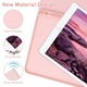 Husa Cu Tastatura Touchpad, JODAKOR®, Pentru iPad 10 Gen.2022 10,9" si iPad 11 (A16) 2025, Fara fir, Bluetooth, Iluminare De Fundal in 7 Culori, Cu Stilou, Mouse, Membrana Din Silicon Pentru Tastatura, Roz