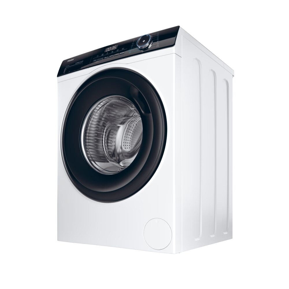 Masina de spalat rufe cu incarcare frontala Haier HW80-BP14939, ecran tactil, 15 programe, 8 kg, clasa energetica A, alb