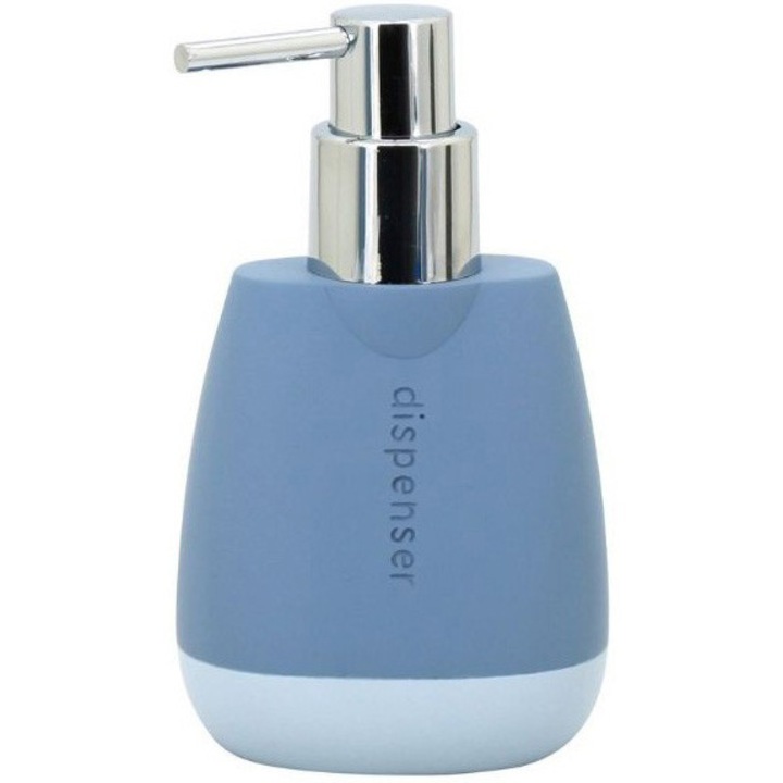Dozator sapun lichid Aquasanit Silk, polirasina, albastru