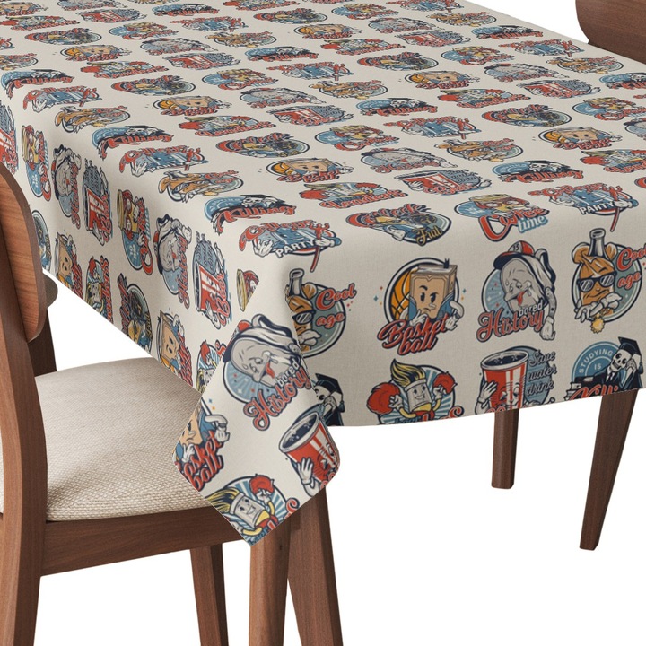 Abrosz, 2 darabos egyetemi embléma készlet, poliészter, téglalap, méret: 140 cm x 110 cm, TDX624/110
