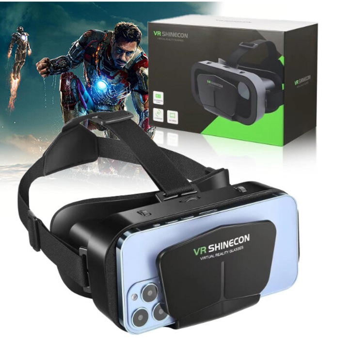 Exciting Digitális 3D mobil VR szemüveg TV-hez, filmekhez és videojátékokhoz. Kompatibilis iOS, Android rendszerrel és 4,7-7 hüvelykes támogatás