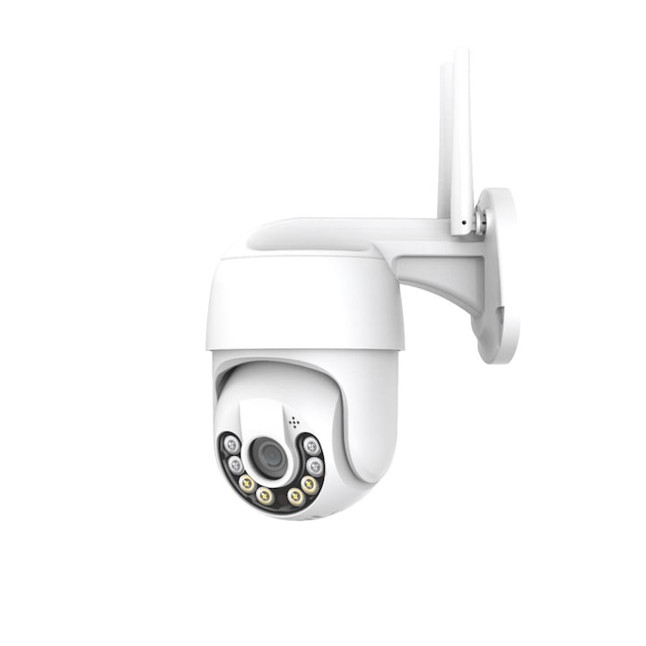 Camera de supraveghere Enforose M-1, lentilă cu unghi larg, vedere nocturnă, 58MP, cu card SD de 32GB