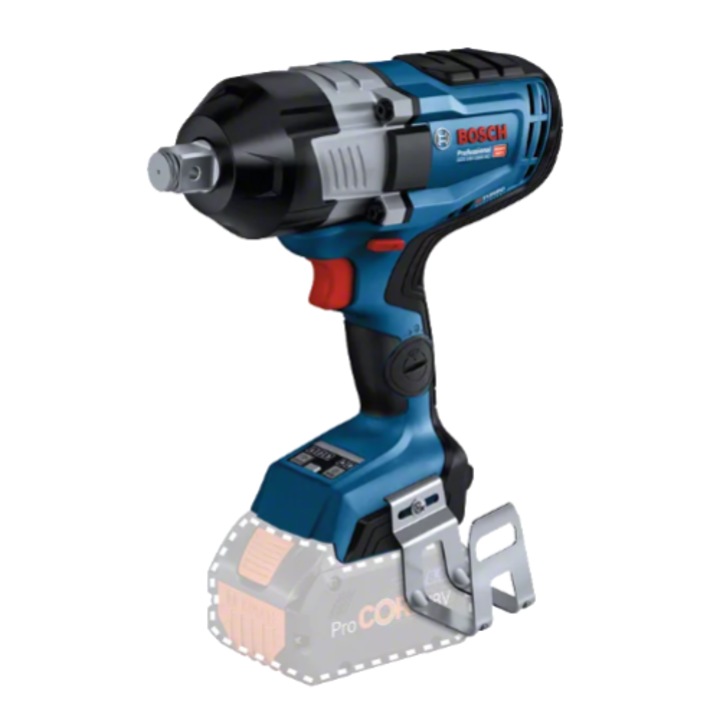 Ударен винтоверт BOSCH GDS 18V-1600 HC Professional, 18V, 1600 Nm, 1750 rpm, 2350 bpm, без батерия/зарядно