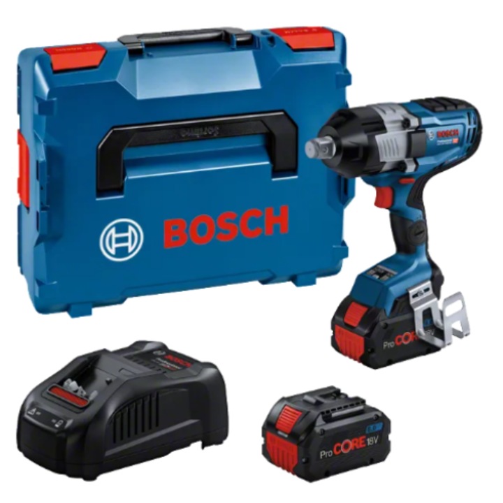 Ударен винтоверт BOSCH GDS 18V-1600 HC Professional, 1600 Nm, 1750 rpm, 2350 bpm, 2 x Li-Ion батерии 18V, 8 Ah, кутия