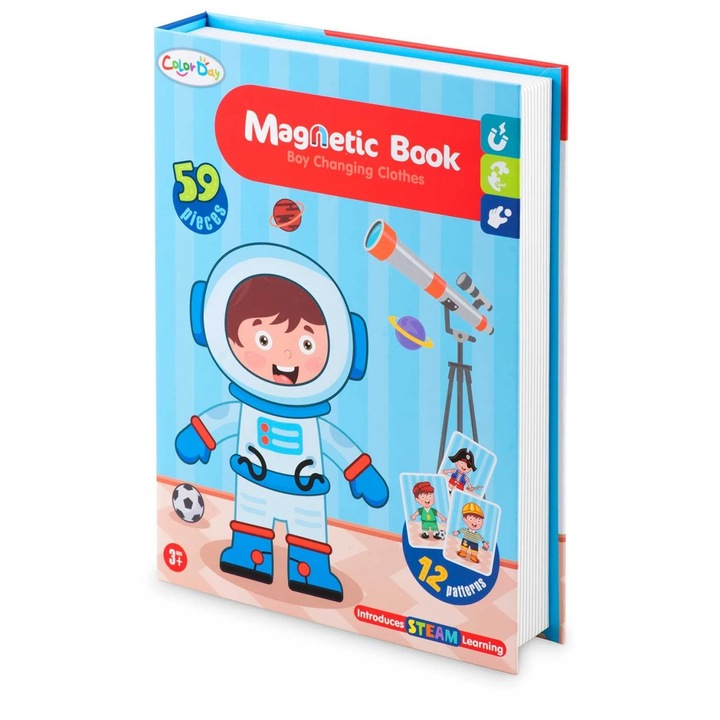 Carte magnetica tip puzzle Ricokids Dress up Boy