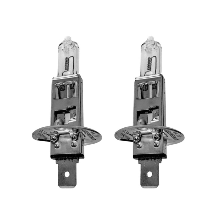 Pachet 2 Becuri Far H1 24V 70W P14.5S Super White Sct