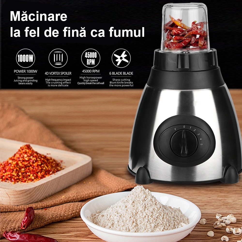 Elektromos turmixgép az 1-ben RAF 300 rozsdamentes acél edénnyel