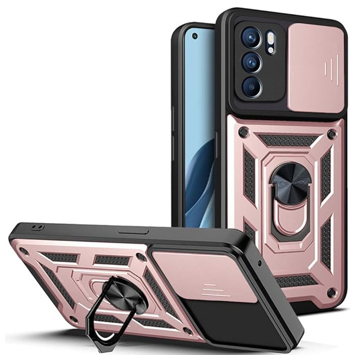 Кейс за Oppo Reno6 5G - Techsuit CamShield Series - Rose Gold