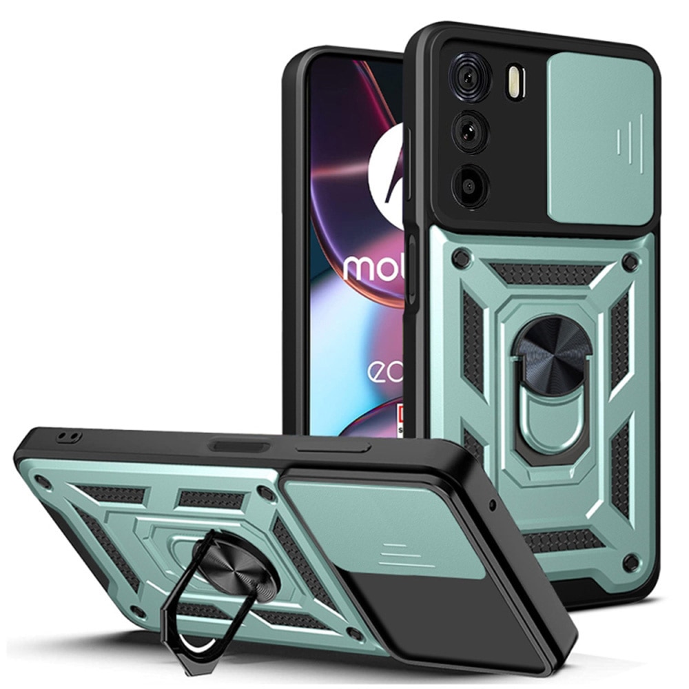 Husa pentru Motorola Edge 30 - Techsuit CamShield Series - Green