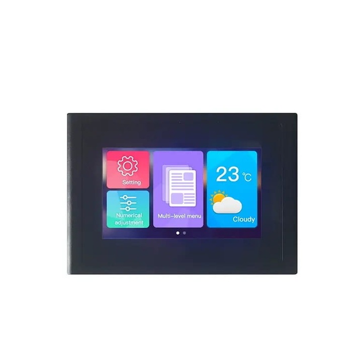 Ecran, panou tactil rezistiv, 4.3", 480x272, DWIN, HMI, DMG48270C043, Compatibil cu Raspberry PI/Arduino