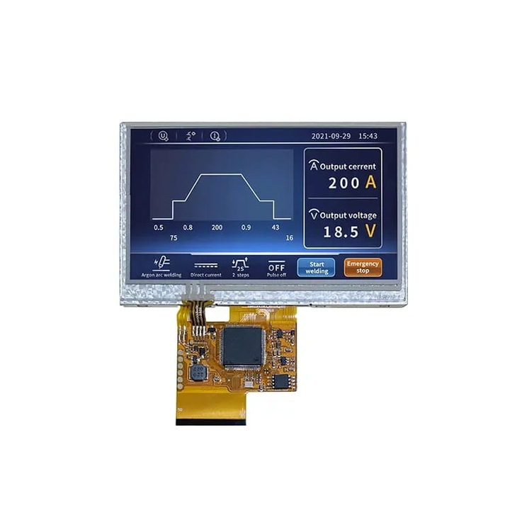Ecran, panou tactil rezistiv, 4.3", 480x272, DWIN HMI, DMG48270F043, Compatibil cu Raspberry PI/Arduino