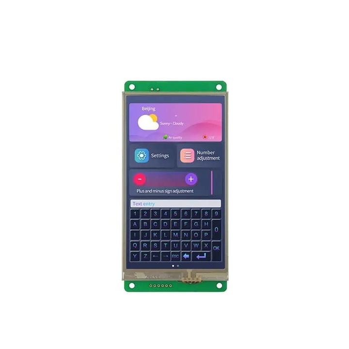 Ecran, panou tactil rezistiv, 5.0", 480x854, DWIN HMI, DMG85480C050, Compatibil cu Raspberry PI/Arduino