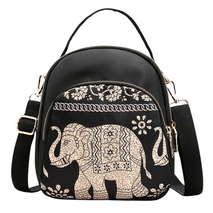 Rucsac Edibazzar, nailon, multicolor, 23x18x11cm